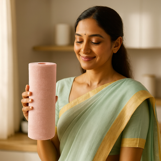 Ultrasoft+ Microfiber Cleaning Cloth Roll (25 Sheets)